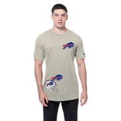 Buffalo Bills New Era Multi Patch T-Shirt Light Beige - NFL