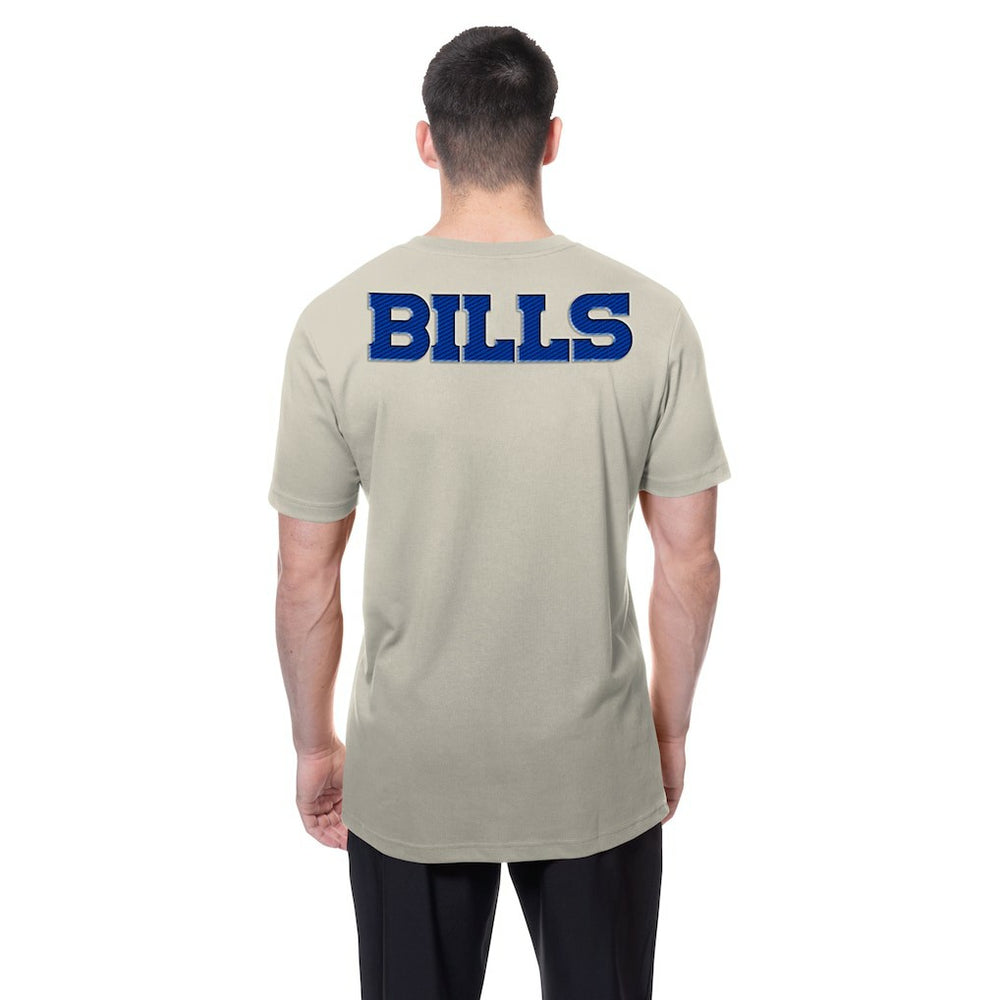 Buffalo Bills New Era Multi Patch T-Shirt Light Beige - NFL
