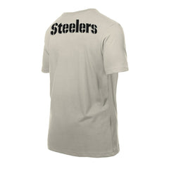 Pittsburgh Steelers New Era Multi Patch T-Shirt Light Beige - NFL