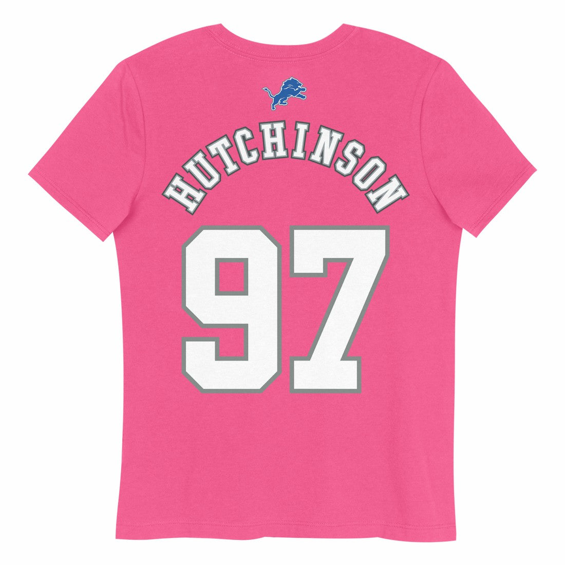 Aidan Hutchinson Detroit Lions Girls Youth Player Name & Number T-Shirt Pink - NFL