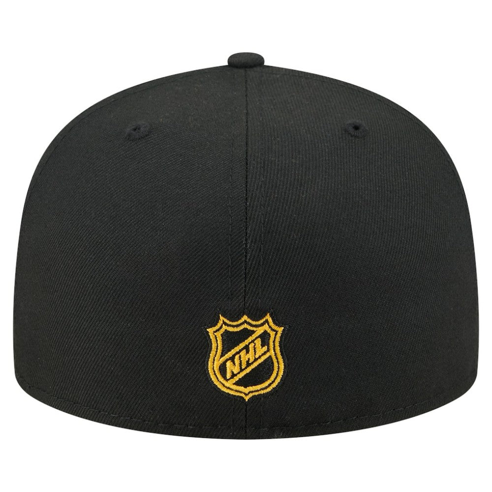 Boston Bruins New Era State Stitch 59FIFTY Fitted Hat Black