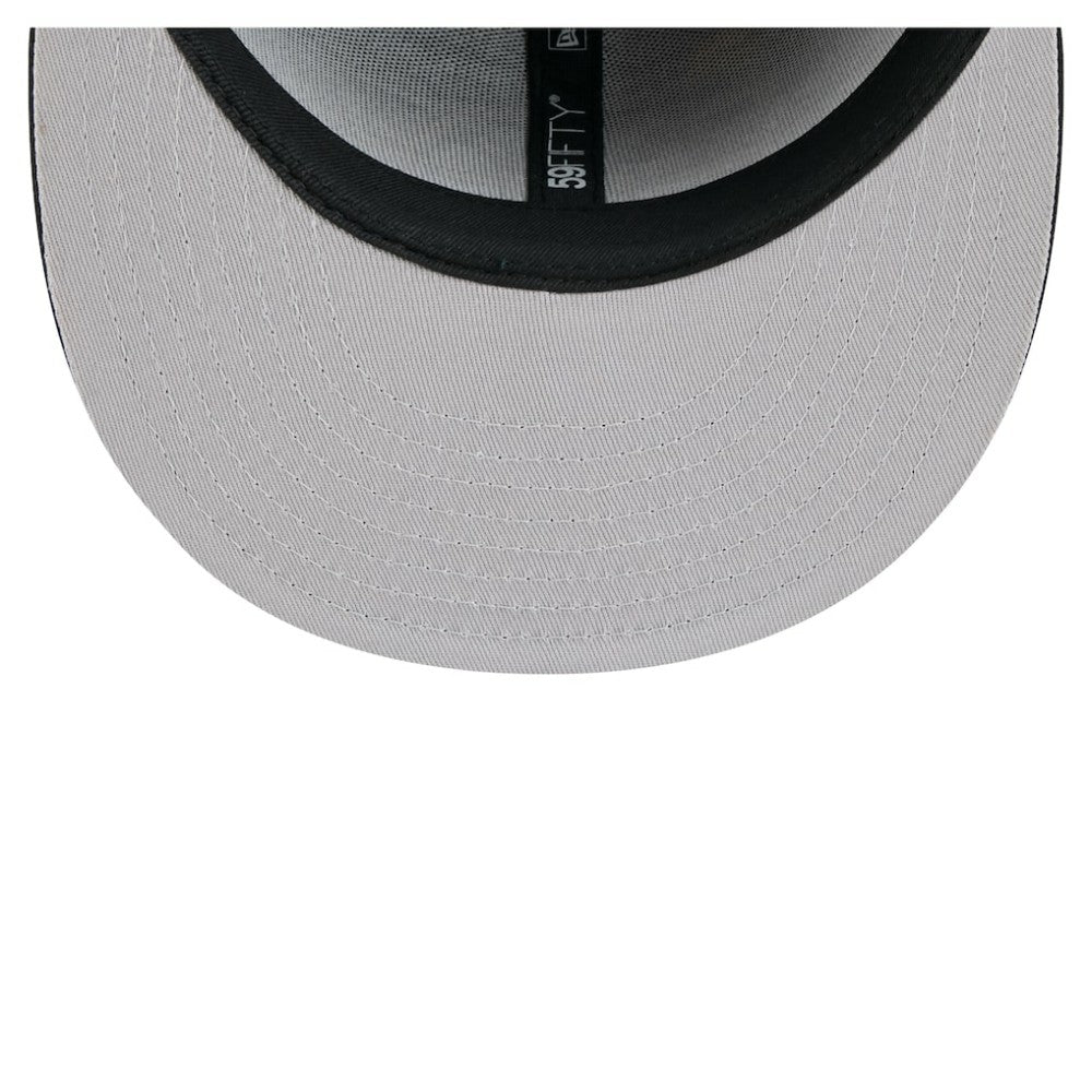 Boston Bruins New Era State Stitch 59FIFTY Fitted Hat Black