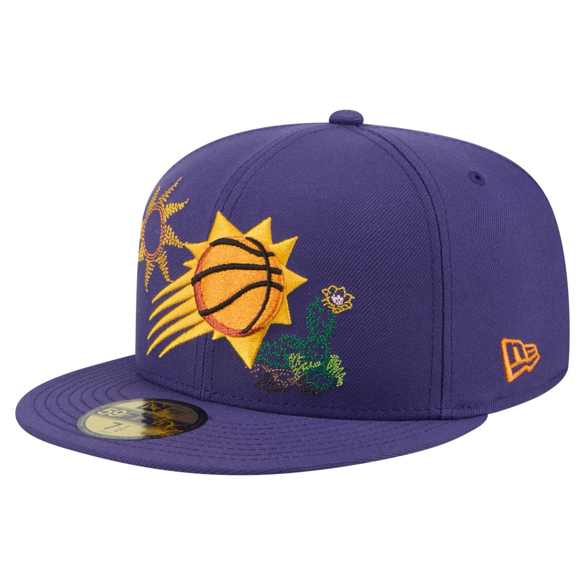New Era - Phoenix Suns State Stitch 59FIFTY Fitted Hat - Purple