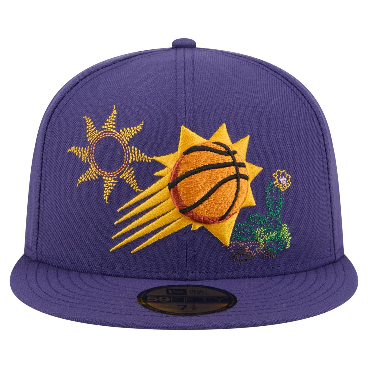New Era - Phoenix Suns State Stitch 59FIFTY Fitted Hat - Purple