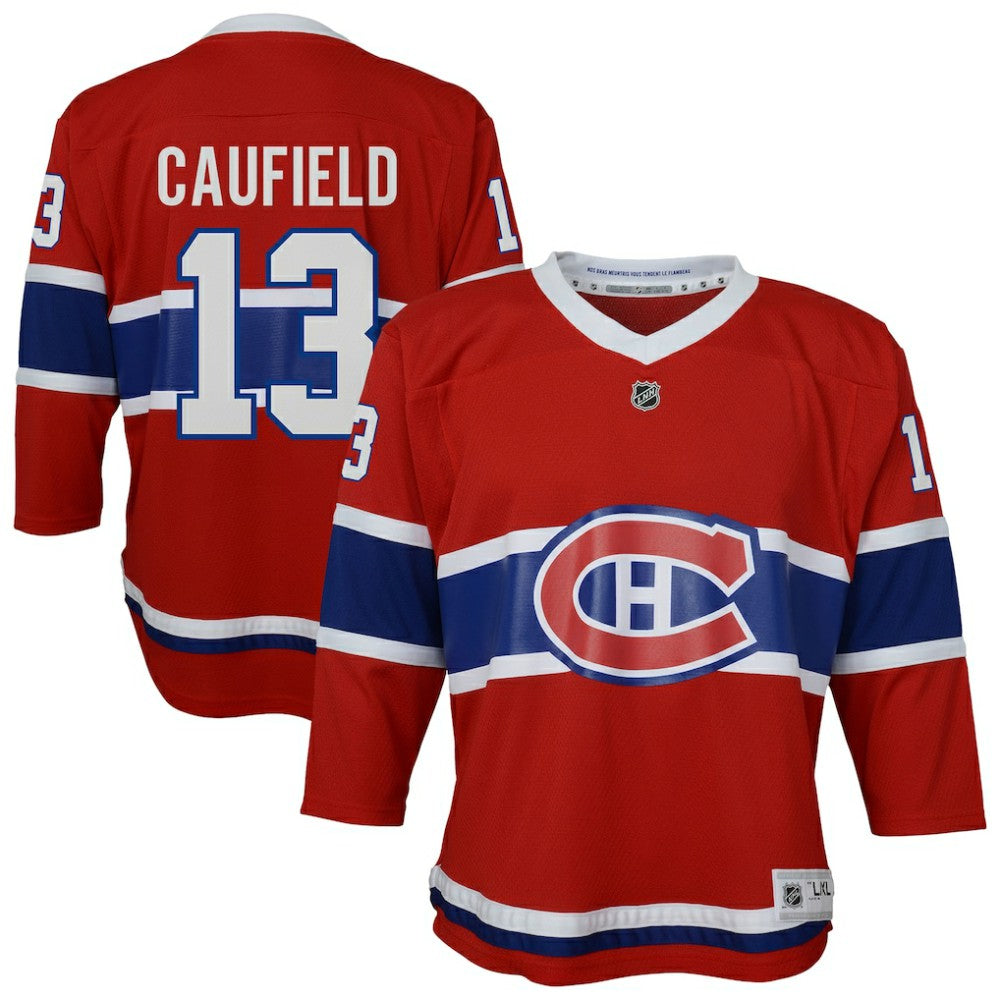 Cole Caufield Montreal Canadiens - Youth Home Replica Player Jersey Red