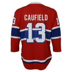 Cole Caufield Montreal Canadiens - Youth Home Replica Player Jersey Red
