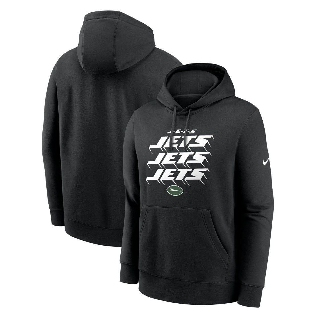 New York Jets Hometown Fleece Pullover Hoodie Black - Nike