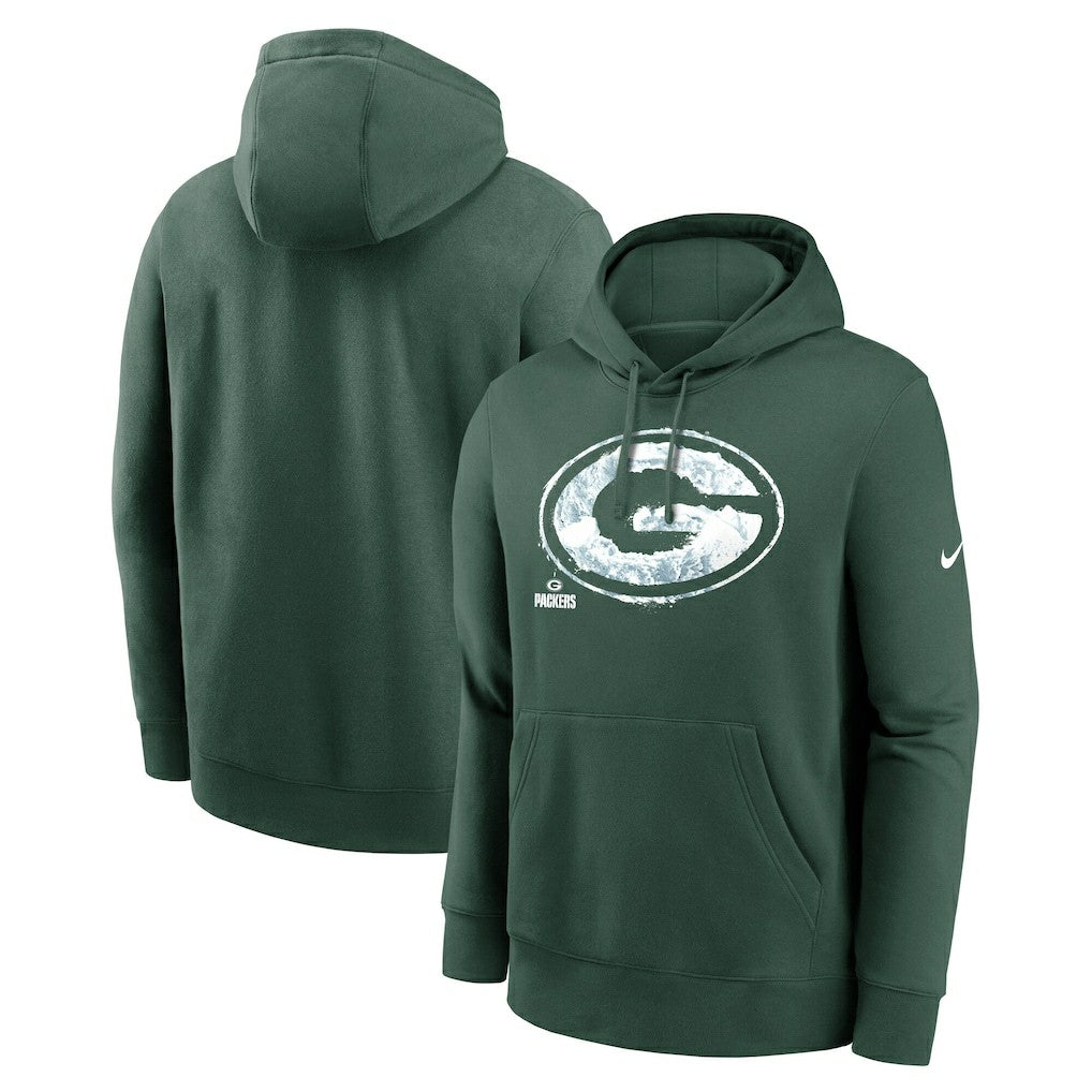 Green Bay Packers Hometown Fleece Pullover Hoodie Green - Nike