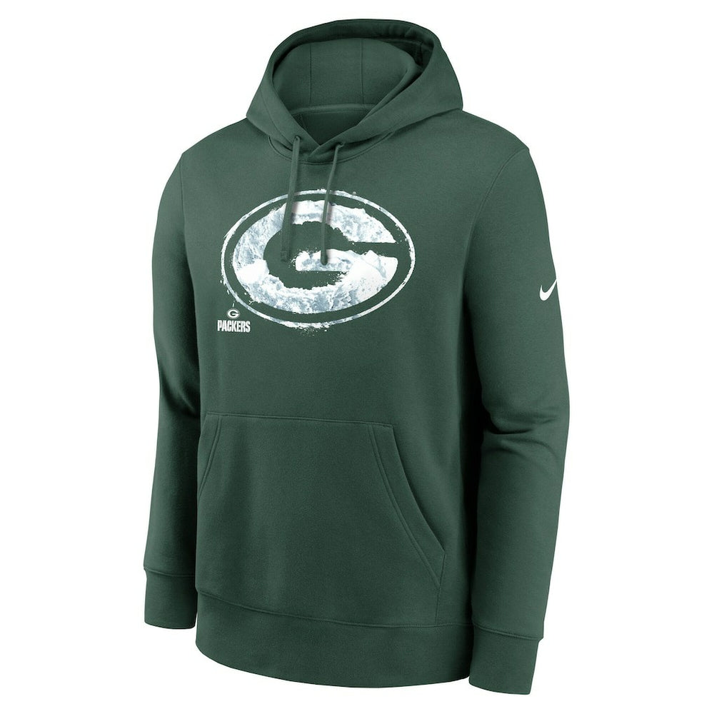 Green Bay Packers Hometown Fleece Pullover Hoodie Green - Nike