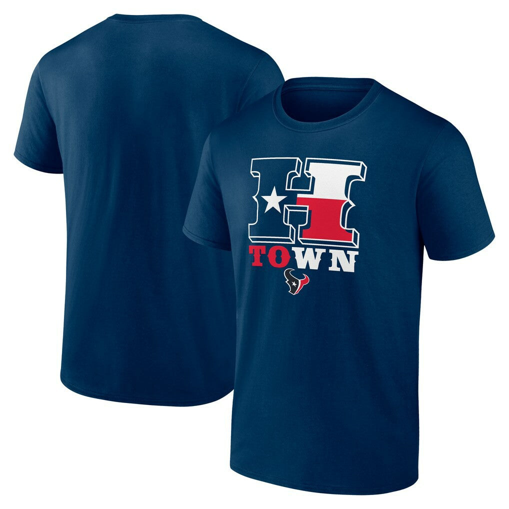 Houston Texans Hometown Rushing Yards T-Shirt Navy - Fanatics