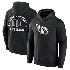 Arizona Cardinals Personalized Name & Number Pullover Hoodie Black - NFL