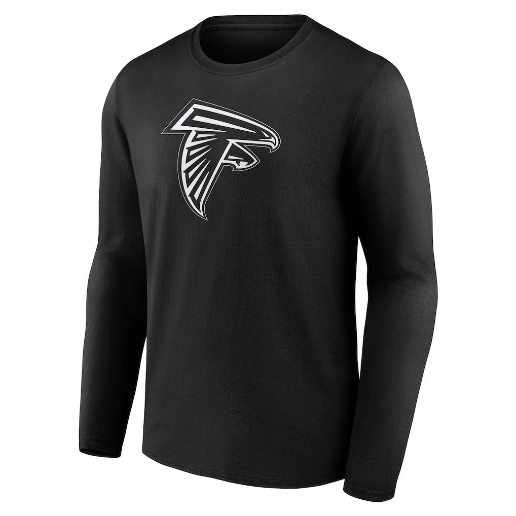 Atlanta Falcons Personalized Name & Number Monochrome Long Sleeve T-Shirt Black - NFL