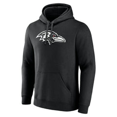 Baltimore Ravens Personalized Name & Number Pullover Hoodie Black - NFL