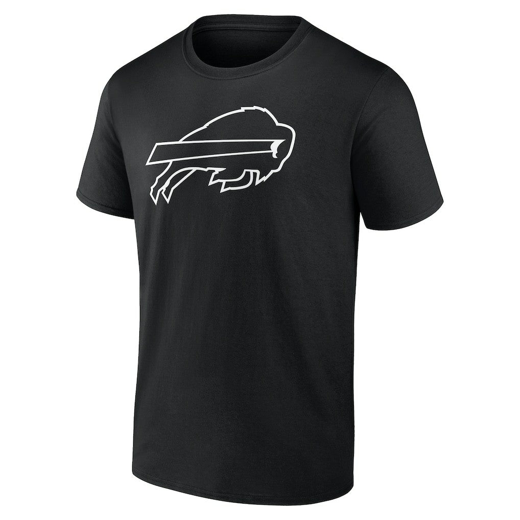 Buffalo Bills Personalized Name & Number Monochrome T-Shirt Black - NFL