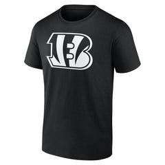 Cincinnati Bengals Personalized Name & Number Monochrome T-Shirt Black - NFL