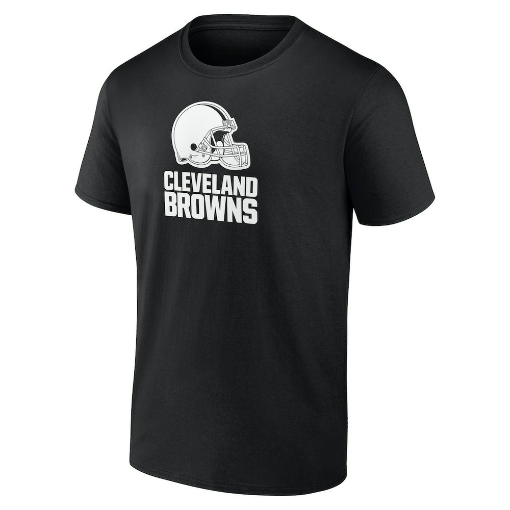 Cleveland Browns Personalized Name & Number Monochrome T-Shirt Black - NFL