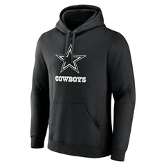 Dallas Cowboys Personalized Name & Number Pullover Hoodie Black - NFL
