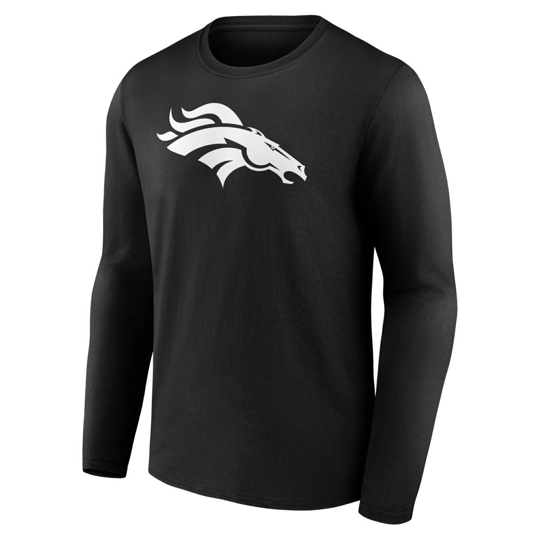 Denver Broncos Personalized Name & Number Monochrome Long Sleeve T-Shirt Black - NFL