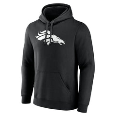 Denver Broncos Personalized Name & Number Pullover Hoodie Black - NFL