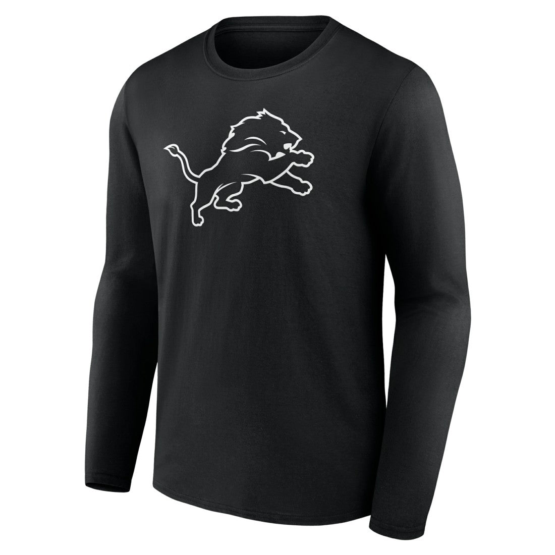 Detroit Lions Personalized Name & Number Monochrome Long Sleeve T-Shirt Black - NFL