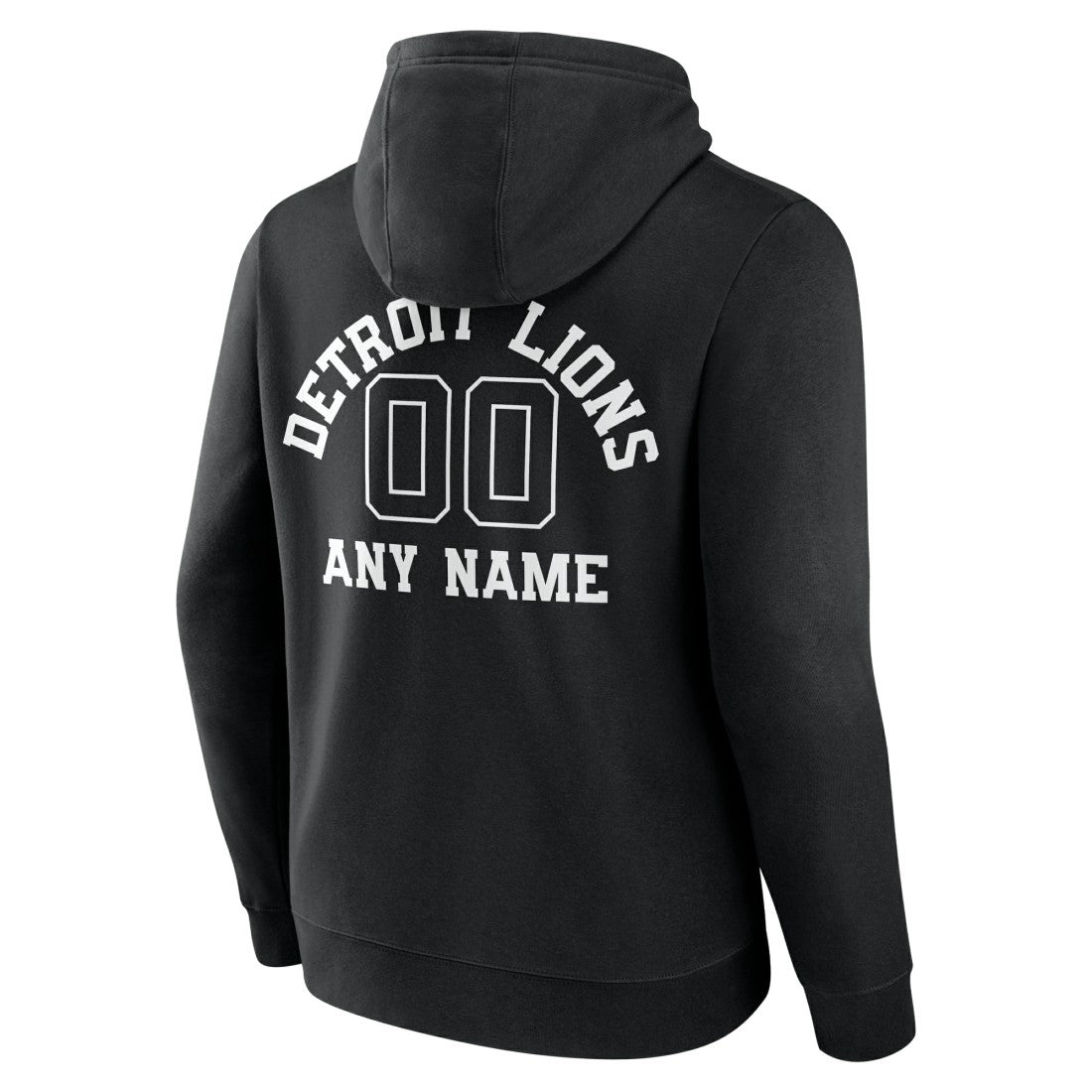Detroit Lions Personalized Name & Number Pullover Hoodie Black - NFL