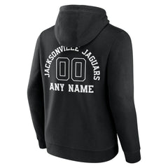 Jacksonville Jaguars Personalized Name & Number Pullover Hoodie Black - NFL
