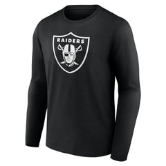 Las Vegas Raiders Personalized Name & Number Monochrome Long Sleeve T-Shirt Black - NFL