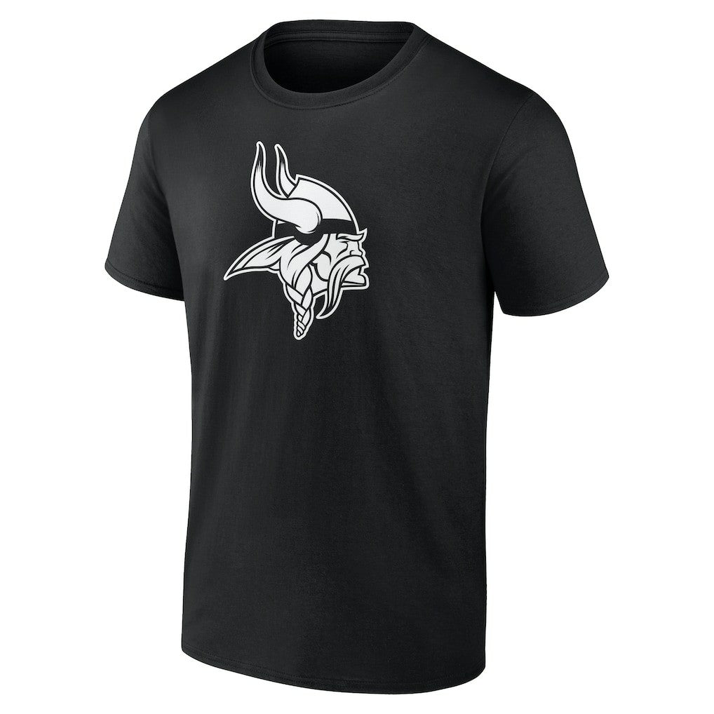 Minnesota Vikings Personalized Name & Number Monochrome T-Shirt Black - NFL