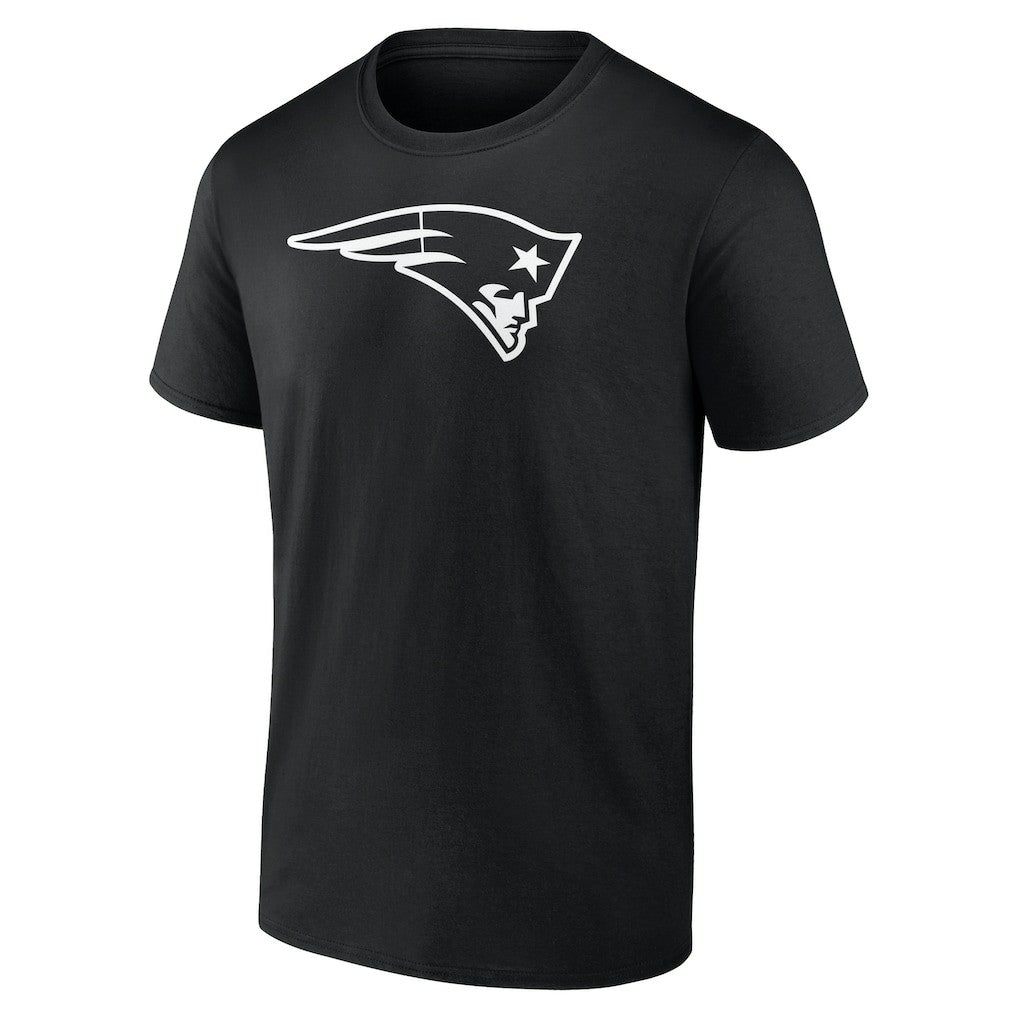 New England Patriots Personalized Name & Number Monochrome T-Shirt Black - NFL