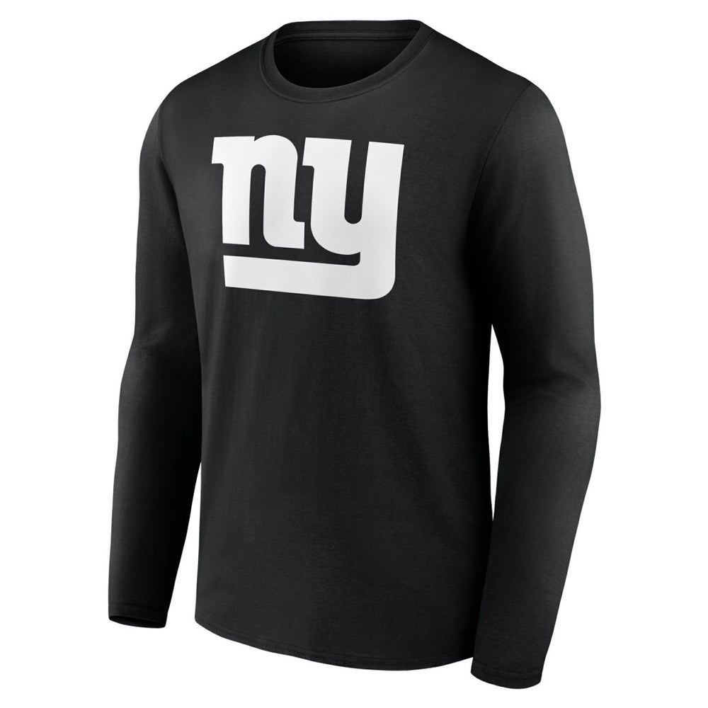 New York Giants Personalized Name & Number Monochrome Long Sleeve T-Shirt Black - NFL