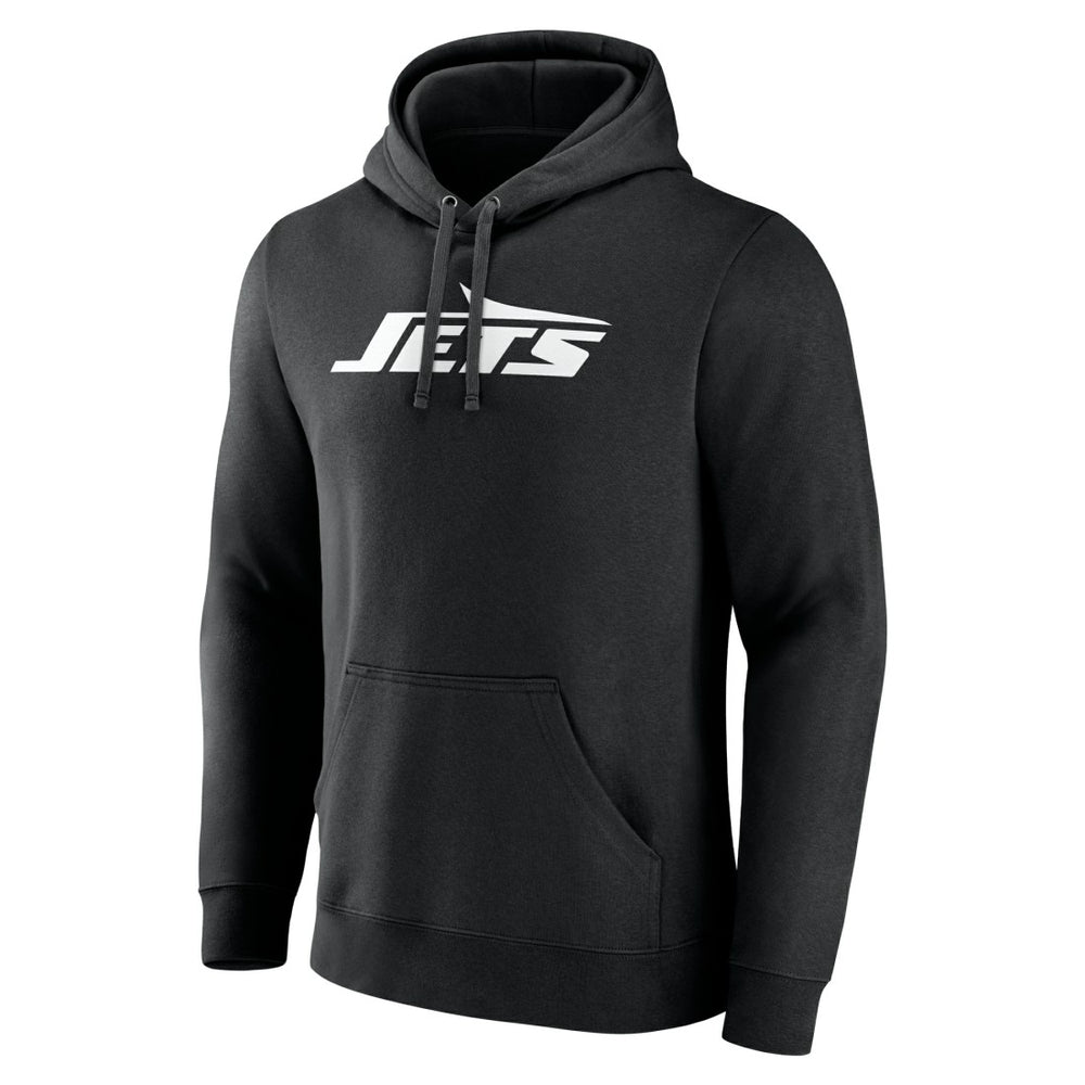 New York Jets Personalized Name & Number Pullover Hoodie Black - NFL