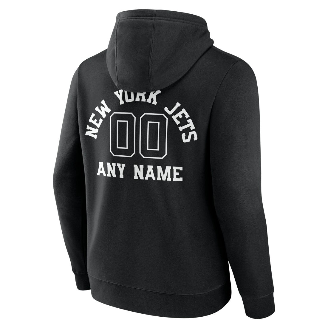 New York Jets Personalized Name & Number Pullover Hoodie Black - NFL