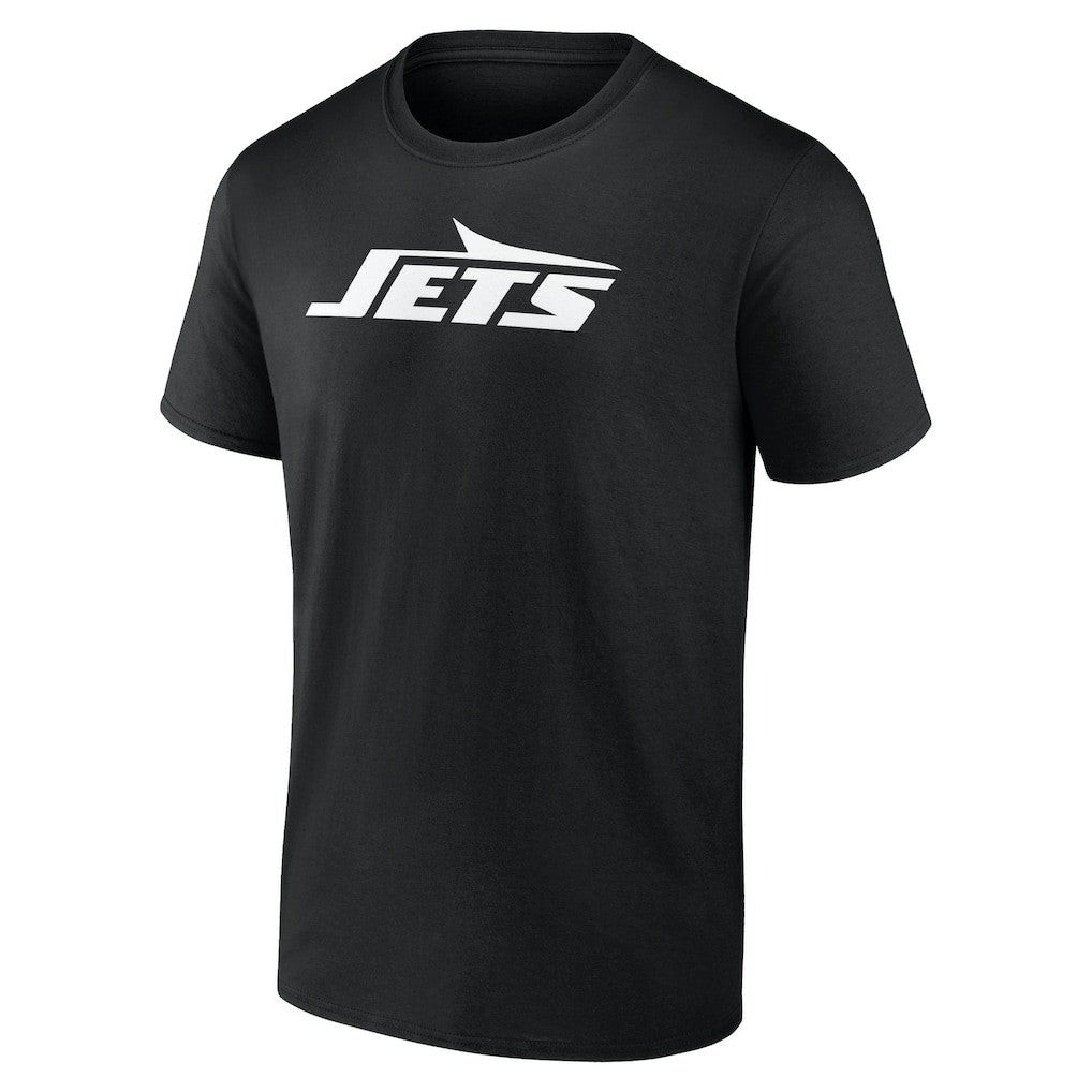 New York Jets Personalized Name & Number Monochrome T-Shirt Black - NFL