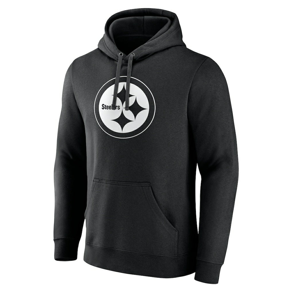 Pittsburgh Steelers Personalized Name & Number Pullover Hoodie Black - NFL