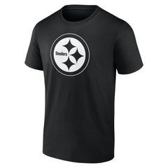 Pittsburgh Steelers Personalized Name & Number Monochrome T-Shirt Black - NFL