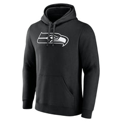 Seattle Seahawks Personalized Name & Number Pullover Hoodie Black - NFL