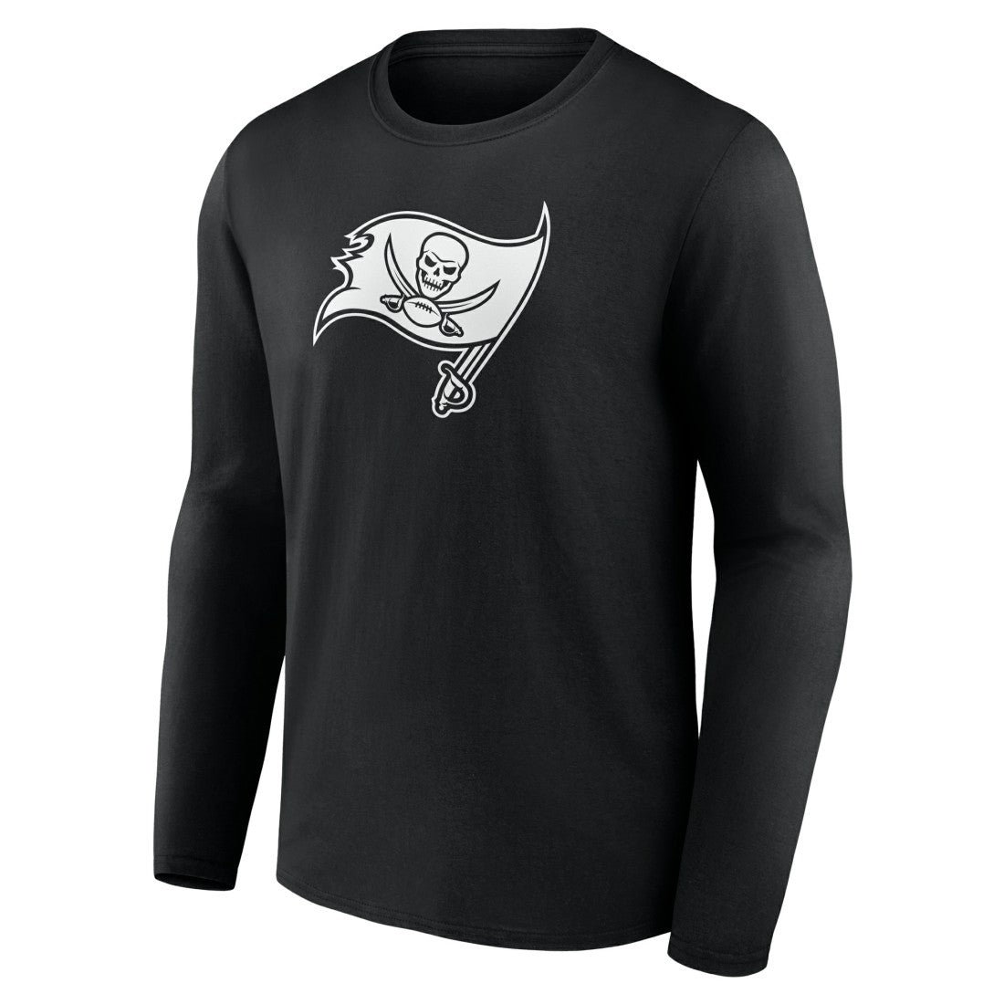 Tampa Bay Buccaneers Personalized Name & Number Monochrome Long Sleeve T-Shirt Black - NFL