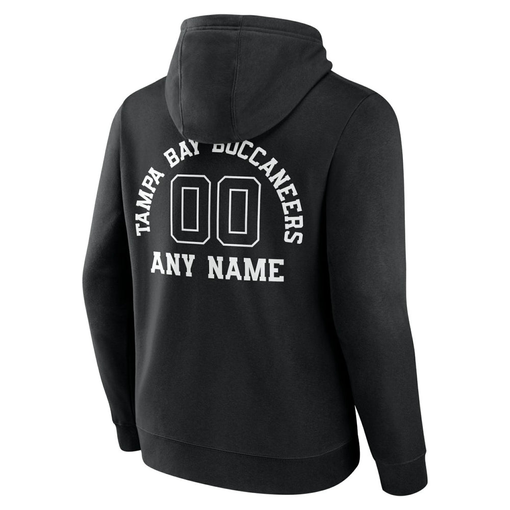 Tampa Bay Buccaneers Personalized Name & Number Pullover Hoodie Black - NFL