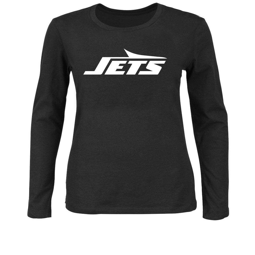 New York Jets Women's Plus Size Long Sleeve T-Shirt Black - Fanatics
