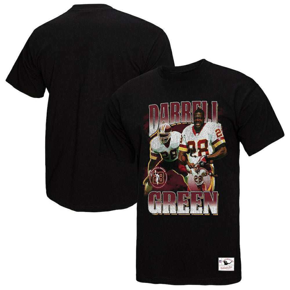 Darrell Green Washington Commanders Player Graphic T-Shirt Black - Mitchell & Ness