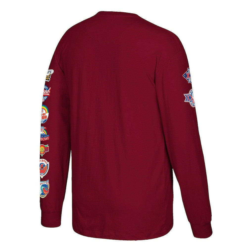 Darrell Green Washington Commanders Player Graphic Long Sleeve T-Shirt Burgundy - Mitchell & Ness