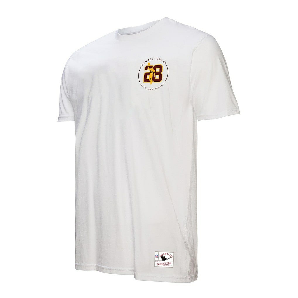 Darrell Green Washington Commanders Retired Player Name & Number T-Shirt White - Mitchell & Ness