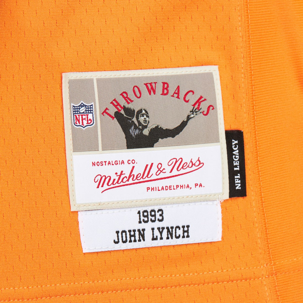 John Lynch Tampa Bay Buccaneers 1993 Legacy Replica Jersey Orange - Mitchell & Ness