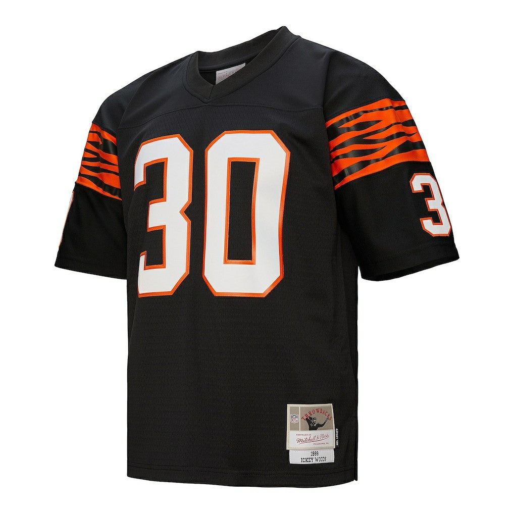 Ickey Woods Cincinnati Bengals 1988 Legacy Replica Jersey Black - Mitchell & Ness