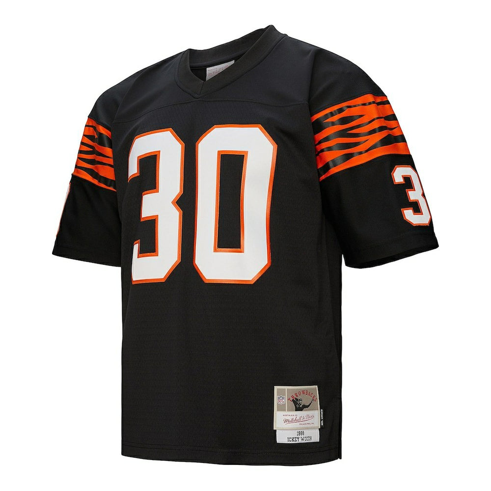 Ickey Woods Cincinnati Bengals 1988 Legacy Replica Jersey Black - Mitchell & Ness