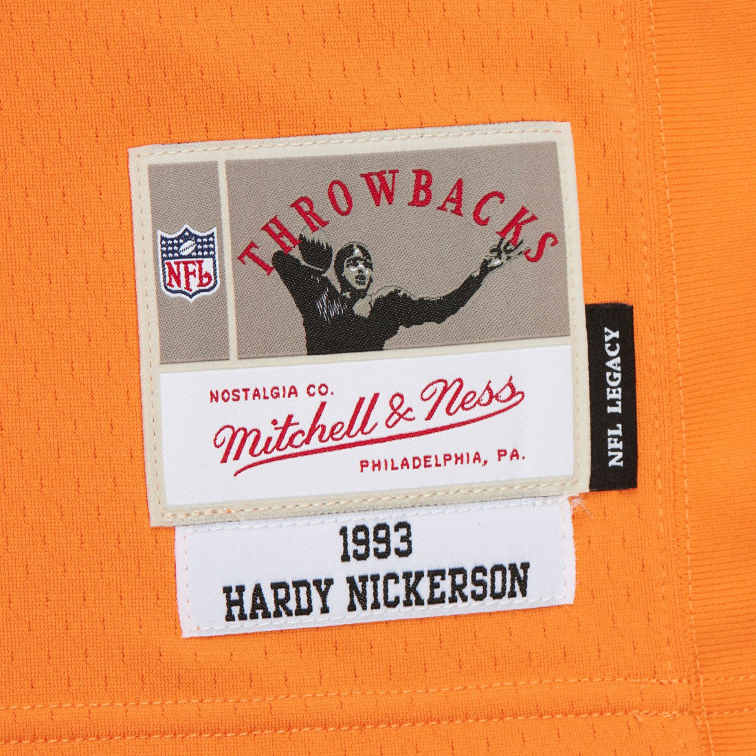 Hardy Nickerson Tampa Bay Buccaneers 1993 Legacy Replica Jersey Orange - Mitchell & Ness