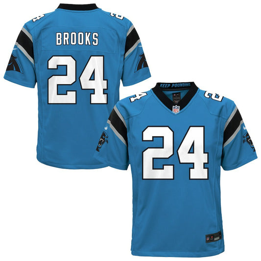 Jonathon Brooks Carolina Panthers Youth Game Jersey - Blue | NFL Jerseys