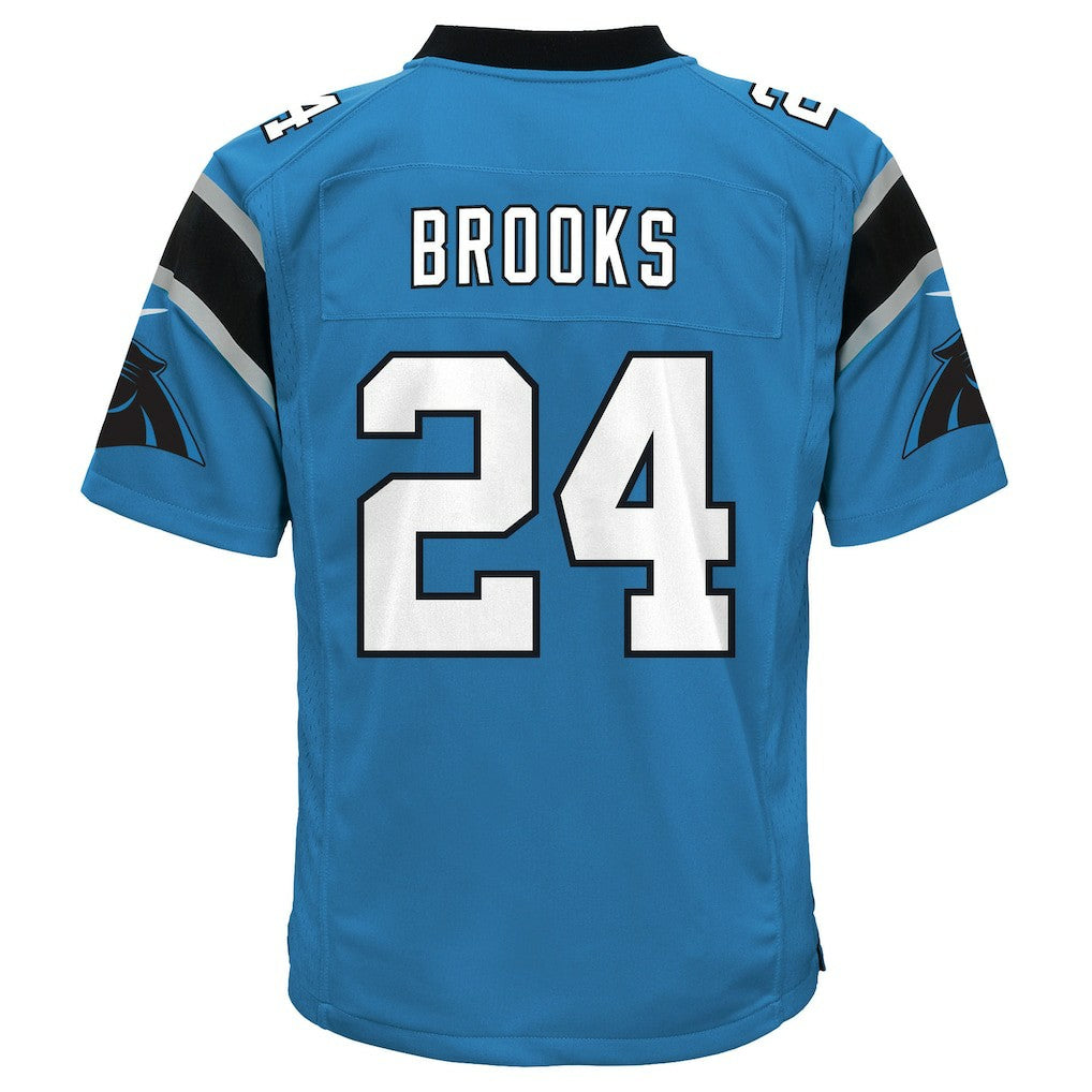 Jonathon Brooks Carolina Panthers Youth Game Jersey - Blue | NFL Jerseys