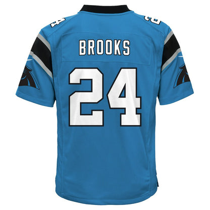 Jonathon Brooks Carolina Panthers Youth Game Jersey - Blue | NFL Jerseys