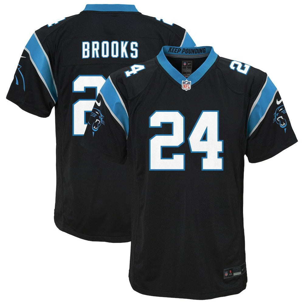 Jonathon Brooks Carolina Panthers Youth Game Jersey Black - Nike